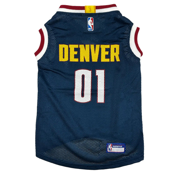 Pet’s First NBA Mesh Jersey for Dogs & Cats - X-Small / Denver Nuggets - Dog Clothing & Apparel 12