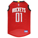 Pet’s First NBA Mesh Jersey for Dogs & Cats - X-Small / Houston Rockets - Dog Clothing & Apparel 4