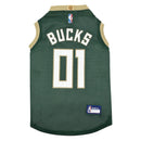 Pet’s First NBA Mesh Jersey for Dogs & Cats - X-Small / Milwaukee Bucks - Dog Clothing & Apparel 9