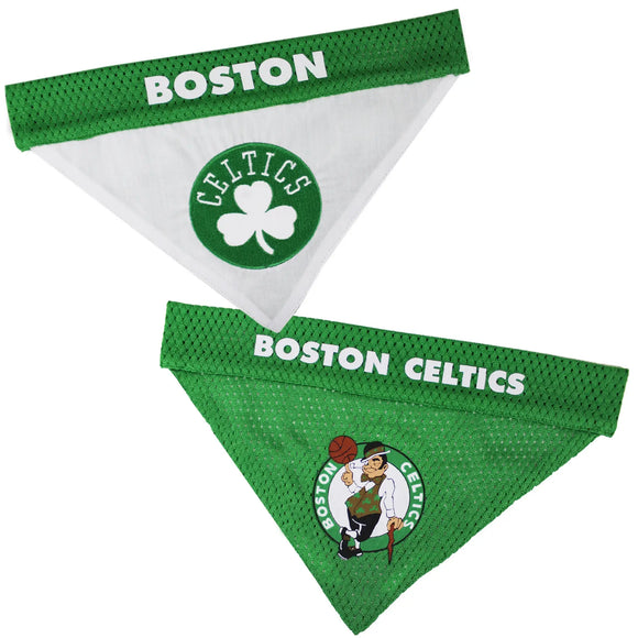 Pet’s First NBA Reversible Bandana for Dogs & Cats - Small/Medium / Boston Celtics - Dog Clothing & Apparel 3
