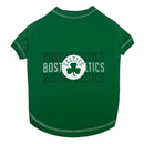 Pet’s First NBA Stripe Text Tee for Dogs & Cats - X-Small / Boston Celtics - Dog Clothing & Apparel 2