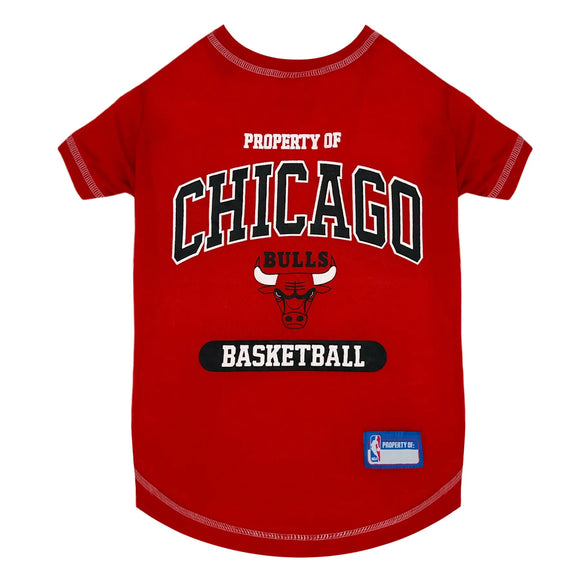 Pet’s First NBA Tee Shirt for Dogs & Cats - X-Small / Chicago Bulls - Dog Clothing & Apparel 9