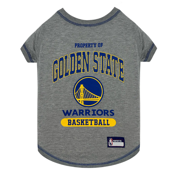 Pet’s First NBA Tee Shirt for Dogs & Cats - X-Small / Golden State Warriors - Dog Clothing & Apparel 2