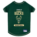 Pet’s First NBA Tee Shirt for Dogs & Cats - X-Small / Milwaukee Bucks - Dog Clothing & Apparel 7
