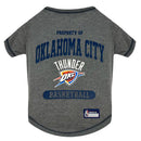 Pet’s First NBA Tee Shirt for Dogs & Cats - X-Small / OKC Thunder - Dog Clothing & Apparel 1