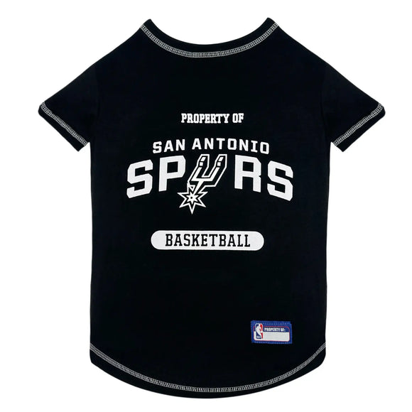 Pet’s First NBA Tee Shirt for Dogs & Cats - X-Small / San Antonio Spurs - Dog Clothing & Apparel 8