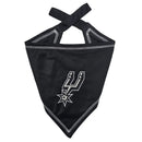 Pet’s First NBA Tie Around Bandana for Dogs & Cats - Small/Medium / San Antonio Spurs - Dog Clothing & Apparel 6