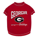Pet’s First NCAA Bold City Text Tee for Dogs & Cats - X-Small / Georgia Bulldogs - Pet Apparel 2