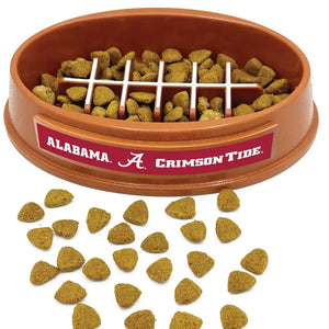 Pet’s First NCAA Football Slow Feeder Bowl - Alabama Crimson Tide - Dog Bowls & Feeders 1