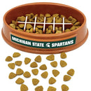 Pet’s First NCAA Football Slow Feeder Bowl - Michigan State Spartans - Dog Bowls & Feeders 9
