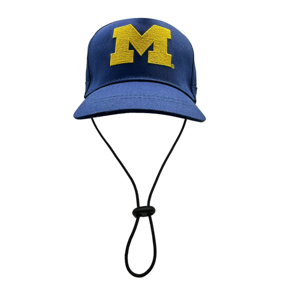 Pet’s First NCAA Pet Cap for Dogs & Cats - Small/Medium / Michigan Wolverines - Dog Clothing & Apparel 3