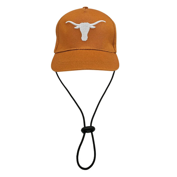 Pet’s First NCAA Pet Cap for Dogs & Cats - Small/Medium / Texas Longhorns - Dog Clothing & Apparel 6