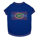Pet’s First NCAA Stripe Text Tee for Dogs & Cats - X-Small / Florida Gators - Dog Clothing & Apparel 7