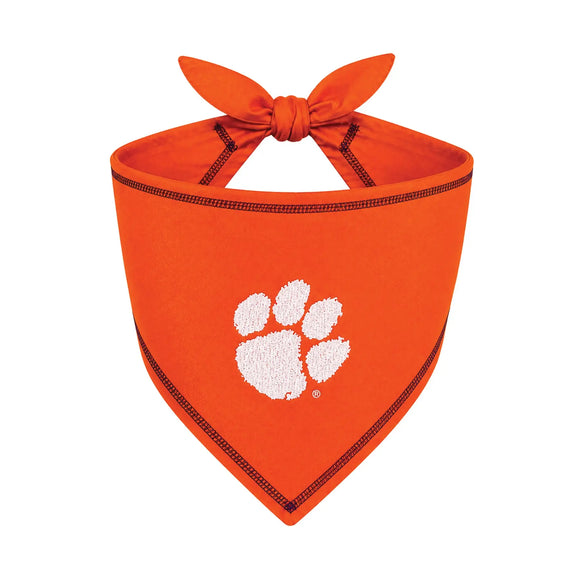Pet’s First NCAA Tie Around Bandana for Dogs & Cats - Small/Medium / Clemson Tigers - Dog Clothing & Apparel 8