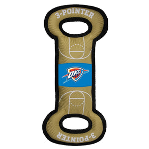 Pet’s First Nylon Court Tug Dog Toy - OKC Thunder - Dog Toys 1