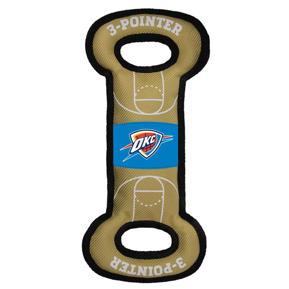 Pet’s First Nylon Court Tug Dog Toy - OKC Thunder - Dog Toys 1
