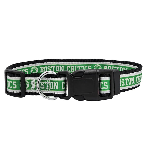 Pet’s First Satin Collar for Dogs and Cats - Small / Boston Celtics - Pet Collars & Harnesses 2