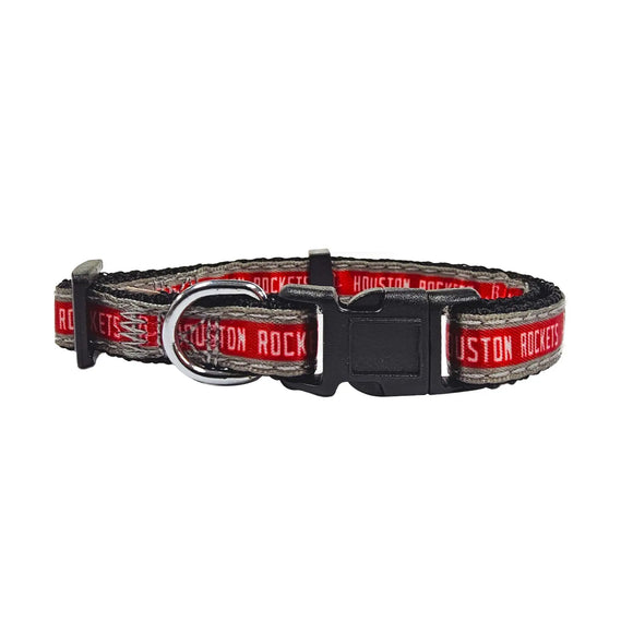 Pet’s First Satin Collar for Dogs and Cats - Small / Houston Rockets - Pet Collars & Harnesses 3