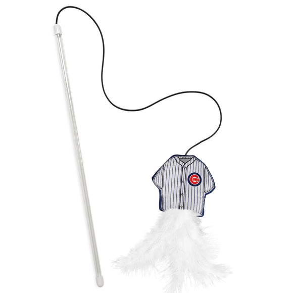Pet’s First Team Jersey Wand with Catnip for Cats - Chicago Cubs - Cat Toys 15