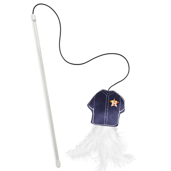 Pet’s First Team Jersey Wand with Catnip for Cats - Houston Astros - Cat Toys 19