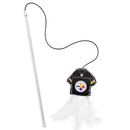 Pet’s First Team Jersey Wand with Catnip for Cats - Pittsburgh Steelers - Cat Toys 7