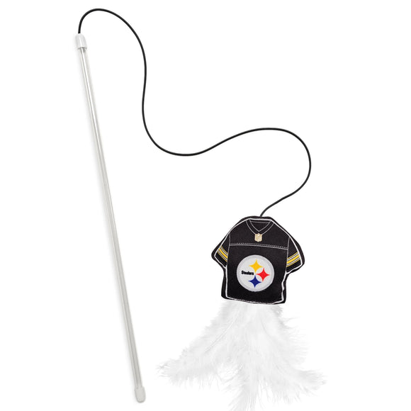 Pet’s First Team Jersey Wand with Catnip for Cats - Pittsburgh Steelers - Cat Toys 7
