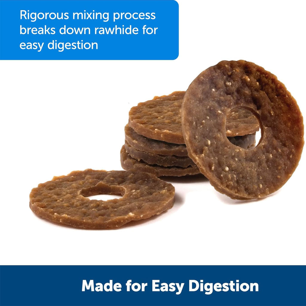 Long-Lasting Natural Rawhide Rings by PetSafe Busy Buddy