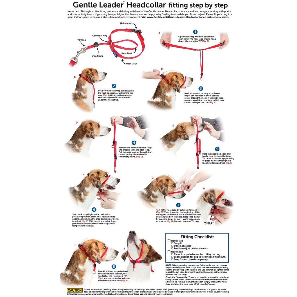 PetSafe Gentle Leader Headcollar for Dogs Raspberry Comfort