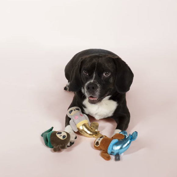 PetShop by Fringe Studio Mersloth Plush Small Toys For Dog (3 count)