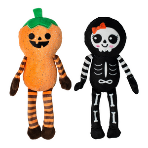 PetShop by Fringe Studio “Oh My Gourd!” 2-Piece Plush Dog Toy Set - Plush Dog Toys 1