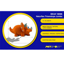 Petsport USA NaturFlex Latex Rubber Dinosaur Triceratops Dog Toy - Dog Toys 4