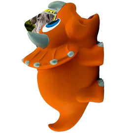Petsport USA NaturFlex Latex Rubber Dinosaur Triceratops Dog Toy - Dog Toys 2