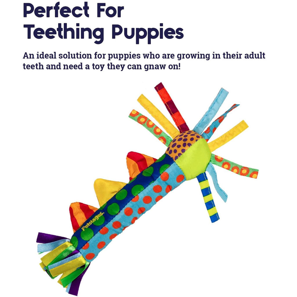 tough dog toys Petstages Cool Teething Stick Dog Toy