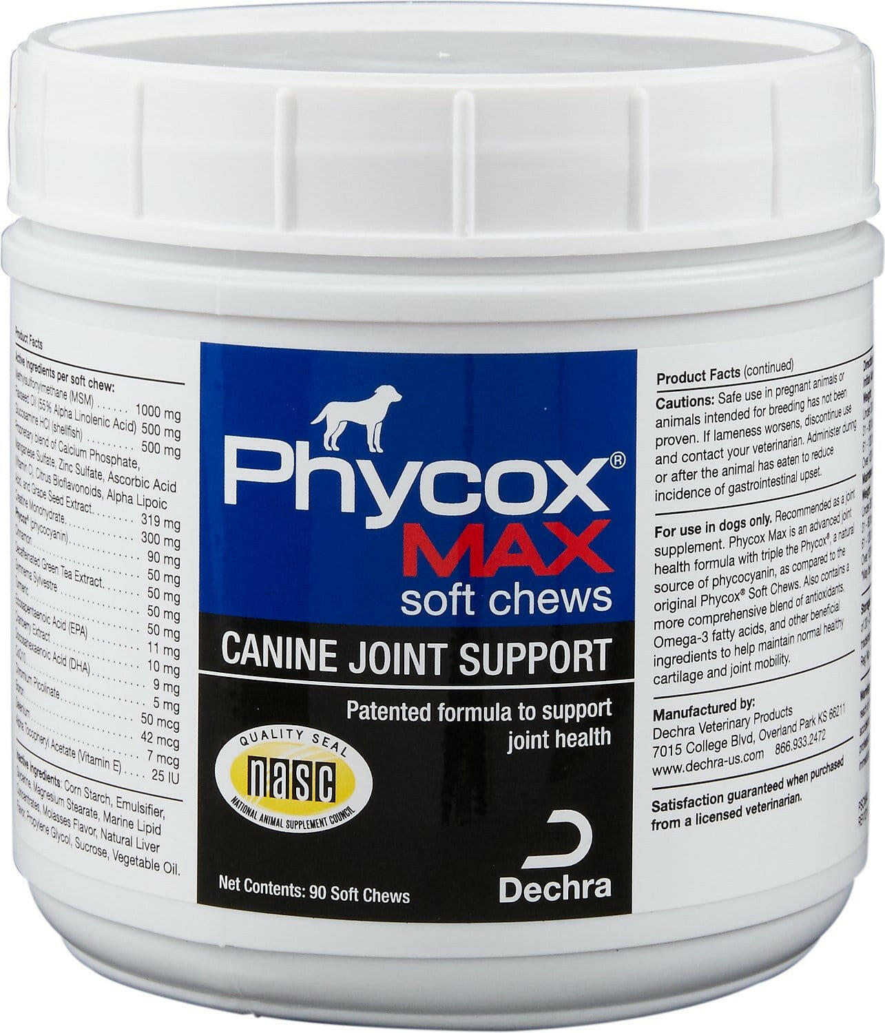 Dechra Phycox MAX Joint Support Soft Chews for Dogs