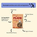 Plato Thanksgiving Dinner Chicken & Pumpkin Sticks Dog Treat 5-oz - Dog Treats 3