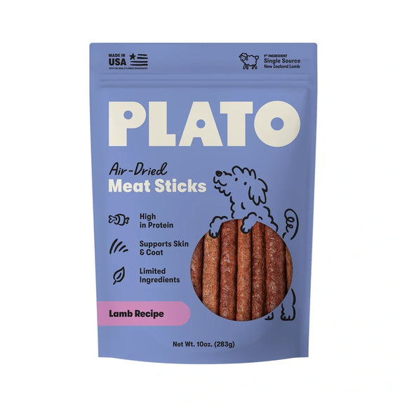Plato Thinkes Real Lamb Recipe Sticks Dog Treats - Dog Bones Bully Sticks Rawhide and Natural Chews 1