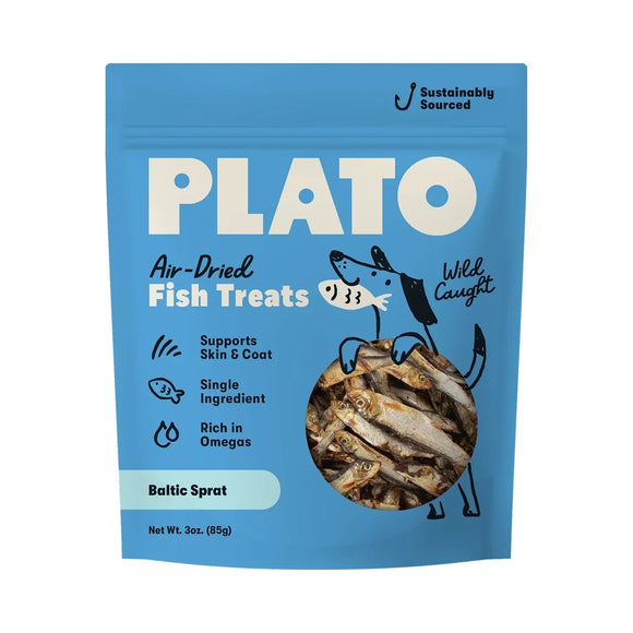 Plato Wild Caught Baltic Spray Treats For Dogs (3 oz) - Dog Treats 1