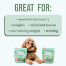 Polkadog Green Monstah Green Crab & Kelp Crunchy Training Bits for Dogs & Cats - Dog Treats 6
