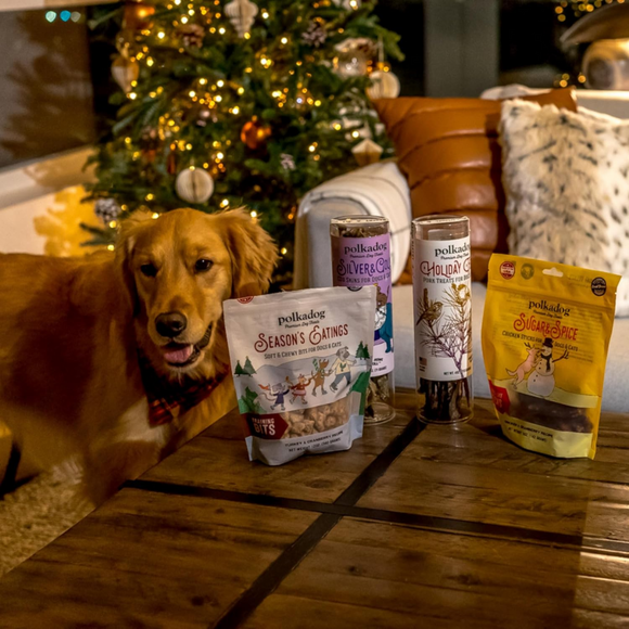 Polkadog Holiday Sugar & Spice Chicken & Cranberry Dog Treats (5 oz) - Dog Treats 7