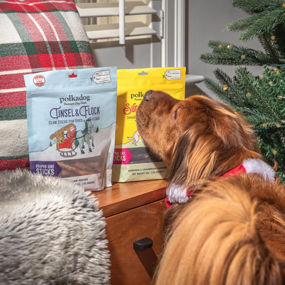 Polkadog Holiday Sugar & Spice Chicken & Cranberry Dog Treats (5 oz) - Dog Treats 4