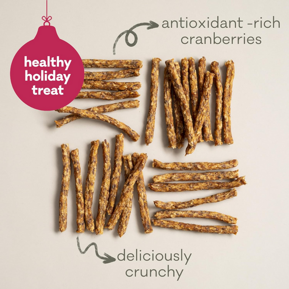 Polkadog Holiday Sugar & Spice Chicken & Cranberry Dog Treats (5 oz) - Dog Treats 5