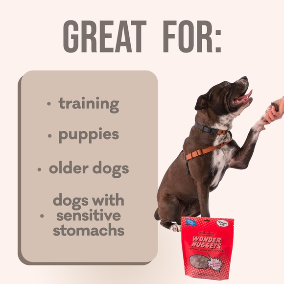 Polkadog Wonder Nuggets Sweet Potato & Beef Liver Soft & Chewy Bits for Dogs (10 oz) - Dog Treats 6