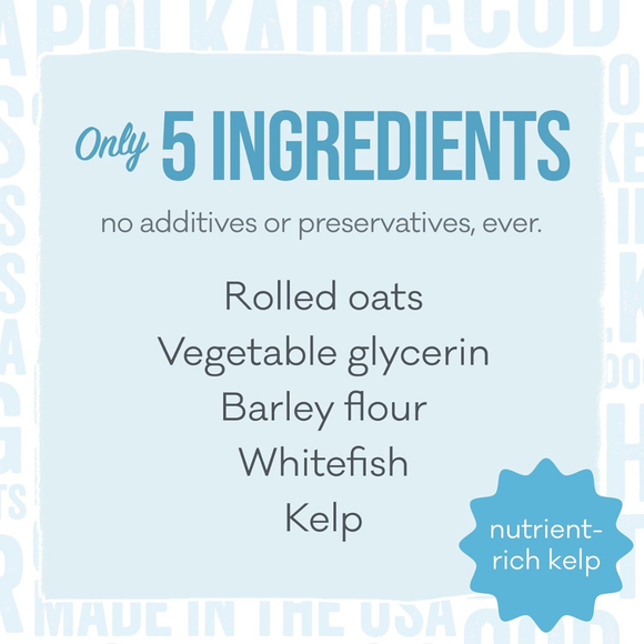 Polkadog Wonder Nuggets White Fish & Kelp Soft & Chewy Bits for Dogs (10 oz) - Dog Treats 4