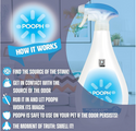 Pooph odor eliminator is safe for the home and pet areas