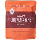 Portland Pet Food Company Tuxedo’s Chicken & Yams Homestyle Wet Dog Food Topper (9 oz x 8 pouches) - Dog Food Toppers 1