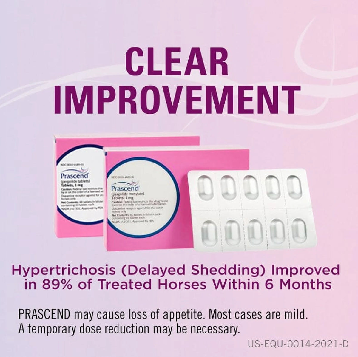 Prascend (Pergolide) for Horses| 1mg | PPID Control