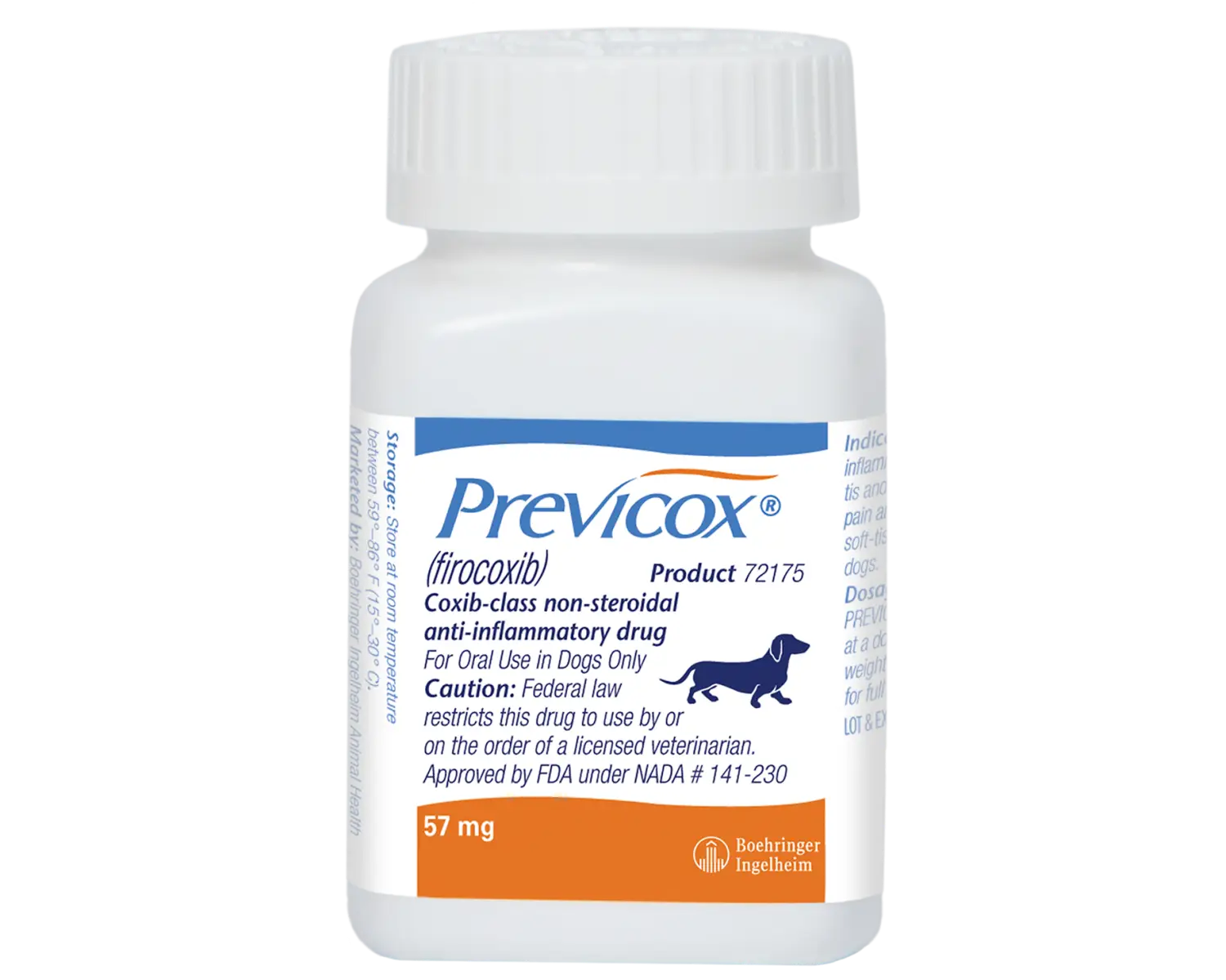 Previcox 57mg Chewable Tablets for Dogs
