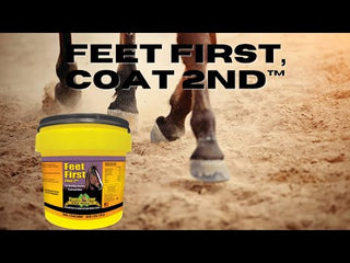 Finish Line Feet First Coat 2nd Hoof Care Supplement Powder For Horse (2.25 lb, 30 Servings)