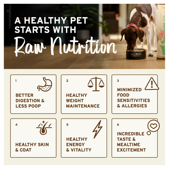 Primal Pet Freeze-Dried Nuggets Venison Recipe Raw Dog Food - Dog Food 5