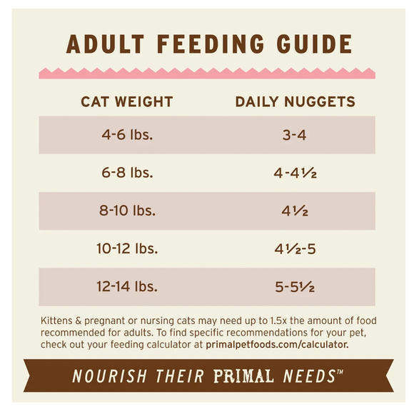 Primal Pet Freeze-Dried Raw Nuggets Beef & Salmon Recipe Cat Food - Cat Food 6